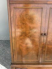 Vintage Walnut Record Cabinet