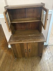 Very Nice Antique Child’s Stepback Kitchen Cupboard