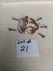 Original McDougall Kitchen Cabinet Center Door Hinge Hoosier Cabinet Lot # 21