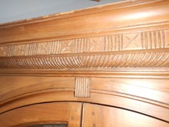 Antique Eastern Shore MD Sussex Co. DE Corner Cupboard Cabinet
