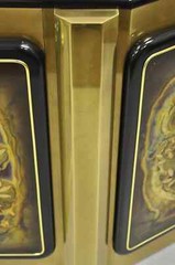 Bernhard Rohne For Mastercraft Acid Etched Brass Tree Of Life Credenza Cabinet