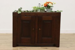 Farmhouse Primitive Antique Country Dry Sink Cupboard #51953