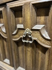 Antique Library / Decorated Liquor Cabinet