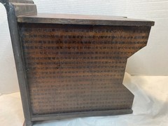 Vintage Korean Apothecary Medicine Cabinet Asian Herb Jewellery Storage