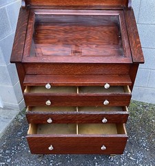 VICTORIAN OAK DENTAL/MEDICAL CABINET