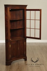 Henkel Harris Virginia Galleries Mahogany Corner Cabinet
