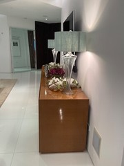CUPBOARD AND LAMPS