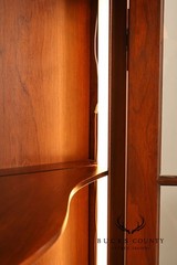 Henkel Harris Cherry Nine Pane Chippendale Style Corner Cabinet