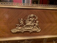 Important Signed Henry Dasson French Original King wood Roll Top Desk Circa 1880