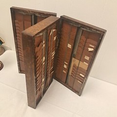Antique American Sales Book Co Oak Receipts Cabinet Recapitulator Country Store
