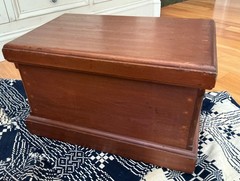 Antique Apothecary Wooden Cabinet Box with Multiple drawers Brass Hardware