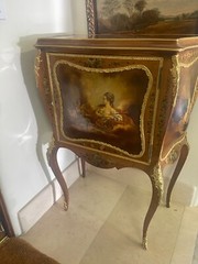 19th Century Vernis Martin Style Painted Cabinet