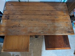 Antique Possum Belly Farmhouse Bakers Kitchen Hossier Cabinet