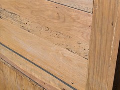 Antique Hoosier Cabinet, Kitchen Drawers, Rustic Pine, Knotted Wood, Iron Hinges