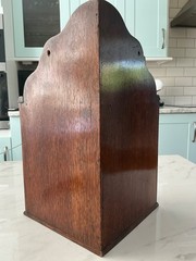 Edwardian Oak Smoker’s Cabinet Vintage Pipe Cupboard Circa 1910s 1920s