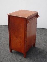 Antique Stickley Bros. Small Display Smokers Cabinet w Towel Rack One Drawer LH9