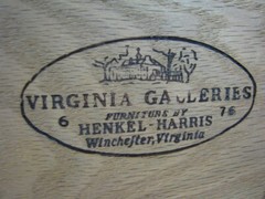 Henkel-Harris Virginia Galleries Solid Mahogany Federal China / Display Cabinet