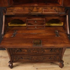 Lombard trumeau bureau double body furniture 20th century antique style desk