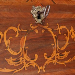 Antique 18th Cent. Walnut Desk Drawers Inlaid Drawers Original Italy Collectors