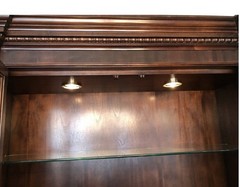 Century Claridge Mahogany Formal China Cabinet, Lighted c. early 1990’s
