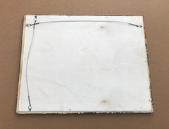 Vintage Decorative Salvaged Tin Ceiling Shabby 23×29 Metal Mirror Old 1719-25B