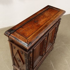 Antique Baroque Chest Walnut Chestnut Italy XVIII Century