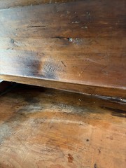 Antique 4 Drawer Oak Spool Cabinet – 29” L x 21” D x 11” H