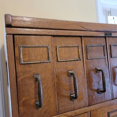 Yawman and Erby Oak Antique Cabinet