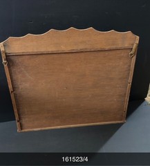 Vintage 1960s Wooden Spice Cabinet Apothecary 16″x15″ Wall Mounted