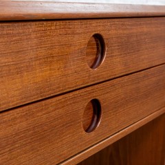 Vintage Scandinavian Modern Teak Low Chest or Bench Style of Kai Kristiansen