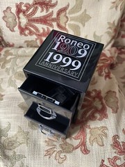 Miniature Roneo Two Drawer Metal Money Box Filing Cabinet Draws Vintage 90s