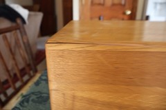 ANTIQUE WOOD LIBRARY SINGLE DRAWER CARD CATALOG