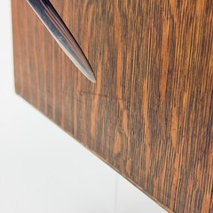 Vintage Oak Wooden Library Index Card File Cabinet 4-Drawer ￼