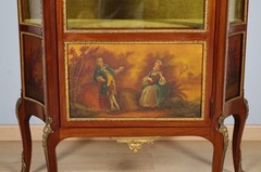 Transition display case in mahogany, gilded bronze and Martin varnish, circa …