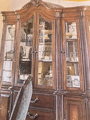 Victorian China Cabinet w/hutch