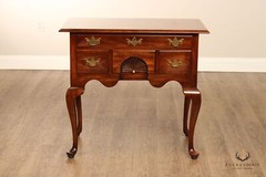 Statton Queen Anne Style Bicentennial Collection Cherry Lowboy