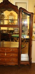 Fantastic Late 19th Century French Carved Walnut Side By Side Cabinet