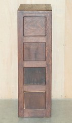 ANTIQUE ART DECO CIRCA 1920’S RESTORED ENGLISH OAK FILING CABINET NEW FITTINGS