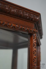 72524: MAITLAND SMITH Attributed Georgian Mahogany Curio Cabinet
