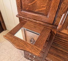 Antique Oak Harvard Co. Dental Cabinet #46X