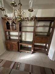 Antique Oak Entertainment Center/Bar Cabinet Pickup Only New York No Low ball