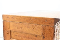 Antique . Library Bureau SoleMakers Oak Wood File Cabinet 24 Drawer Apothecary