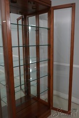 68263: STICKLEY Cherry 21st Century Collection Curio Display Cabinet