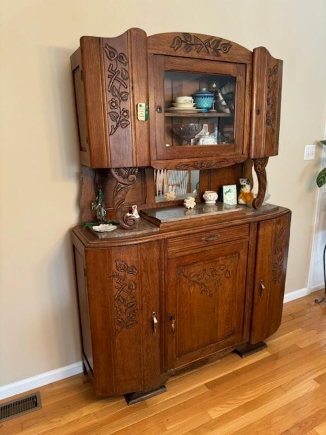 Antique European Carved Hutch