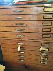  Mayline vintage oak map drawing, drafting, architect, artist chest cabinet 