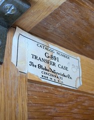 Antique Globe Wernicke Oak Wood File Cabinet Drawer Box Law Transfer Case G-891