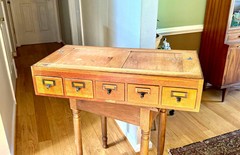 Vtg Wooden Globe Wernicke Card Catalog | Wood Card Catalog Cabinet