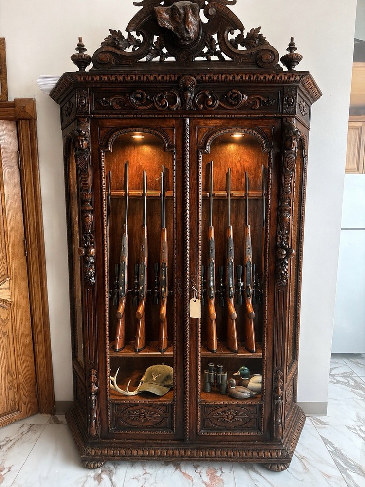 19th Century Hunting Cabinet