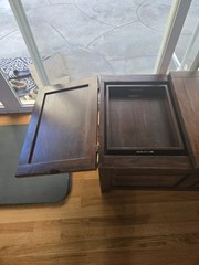 Antique Wooden Coffee Wine Table Cabinet