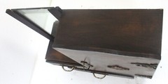 Art Deco Kitchen Apothecary Medicine Wall Bathroom Cabinet Wood Mirror 1920s